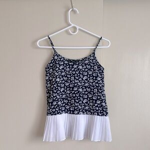 Cute Blue Floral Top